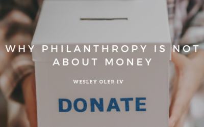 Why Philanthropy is Not About Money